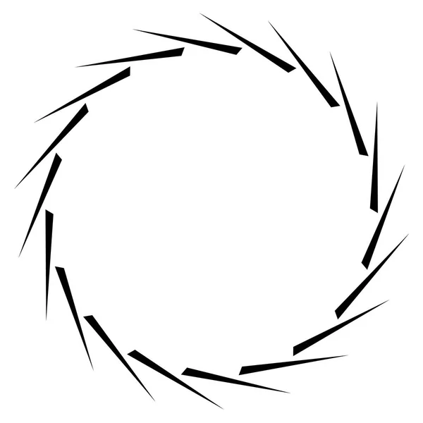 Circular geometric shape — Stock Vector