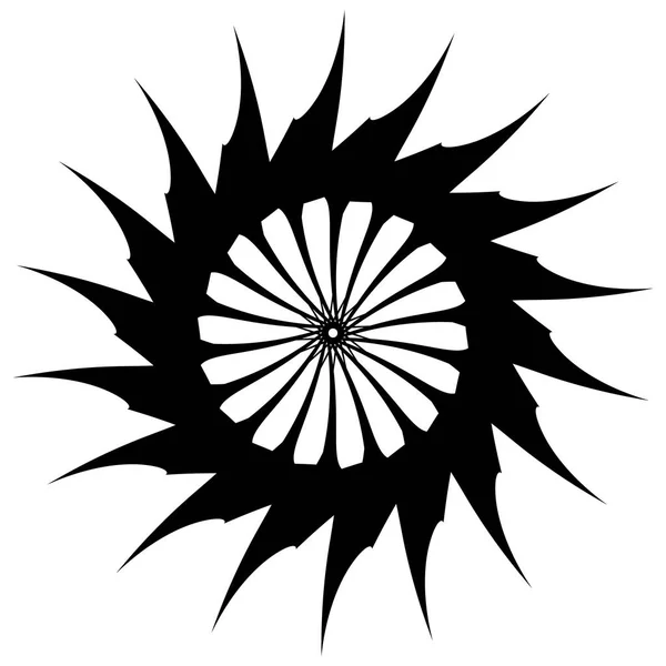 Kreisförmige geometrische Form — Stockvektor