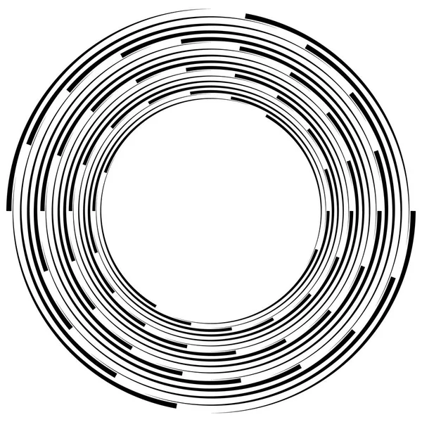 Arte geométrico con motivo circular . — Vector de stock