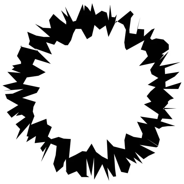 放射状の幾何学的な要素シリーズ — ストックベクタ
