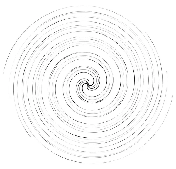 Spirale, wirbelnde Illustration. — Stockvektor