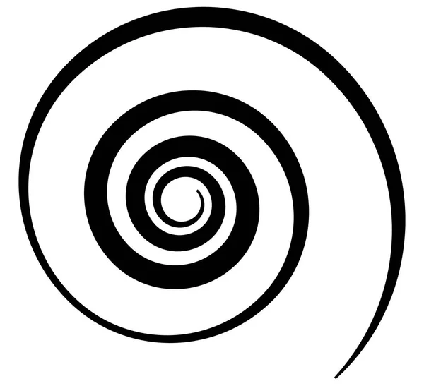 Espiral, twirl ilustração . —  Vetores de Stock
