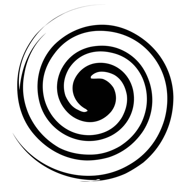 Spirale, illustration tournoyante . — Image vectorielle