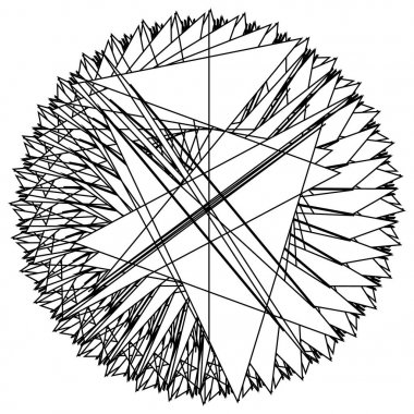 Geometrik soyut mandala