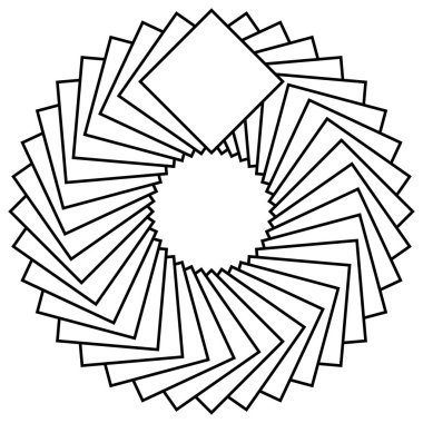 Geometrik soyut mandala