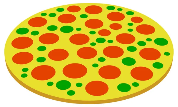 Italienisches Pizza-Symbol — Stockvektor
