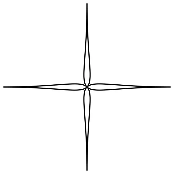 Геометрическая абстрактная мандала — стоковый вектор