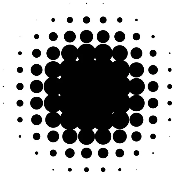 Élément demi-teinte circulaire — Image vectorielle