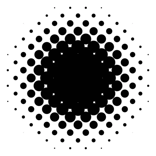 円のグラデーションの斑点 — ストックベクタ