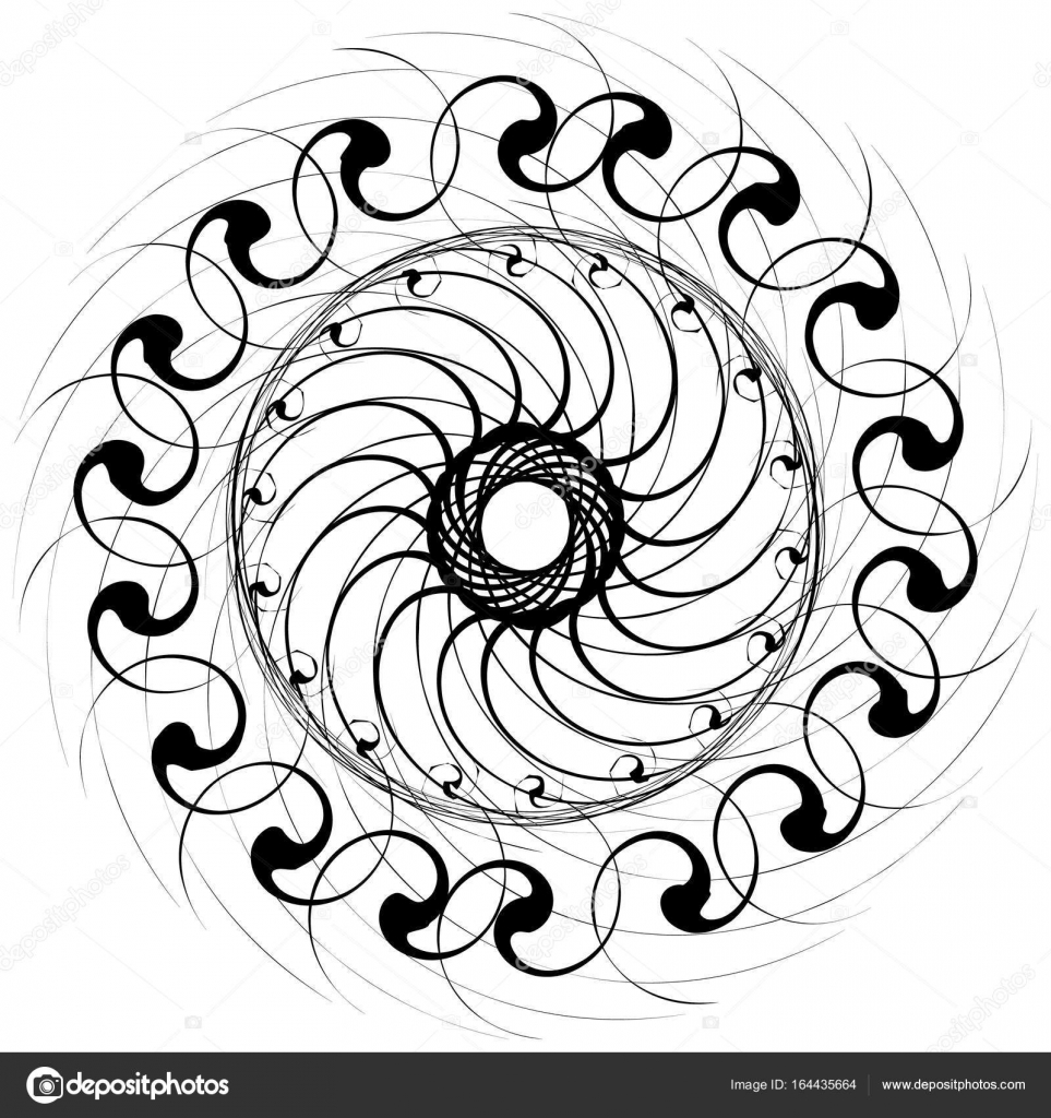 geometric motif drawing