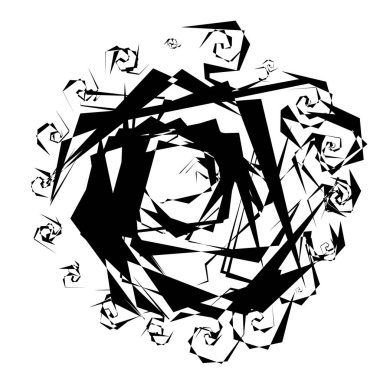 Soyut gri tonlamalı öğesi