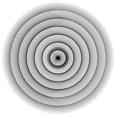 Soyut gri tonlamalı öğesi