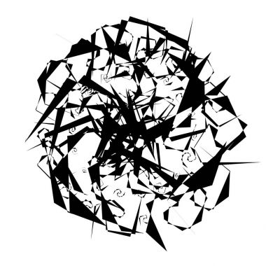 Soyut gri tonlamalı öğesi