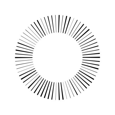 Dairesel geometrik motif. 