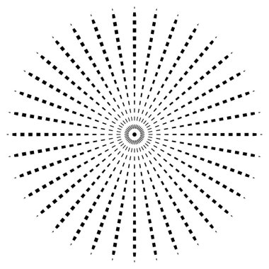 Dairesel geometrik motif. 