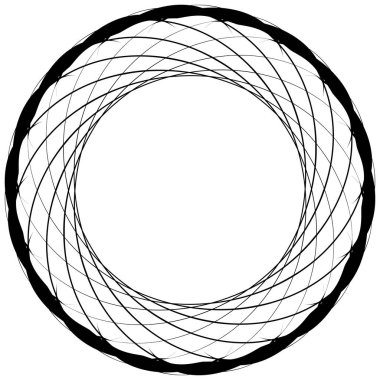 Dairesel geometrik motif. 