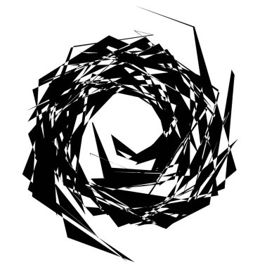 Dairesel geometrik motif. 