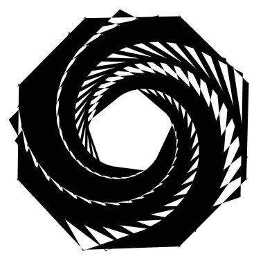 Dairesel geometrik motif. 