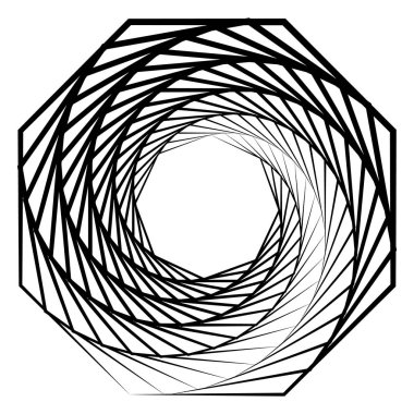 Dairesel geometrik motif. 