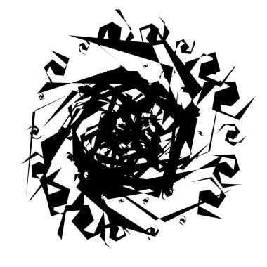 Dairesel geometrik motif. 