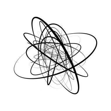 Dairesel geometrik motif. 