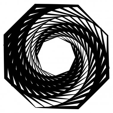 Dairesel geometrik motif. 