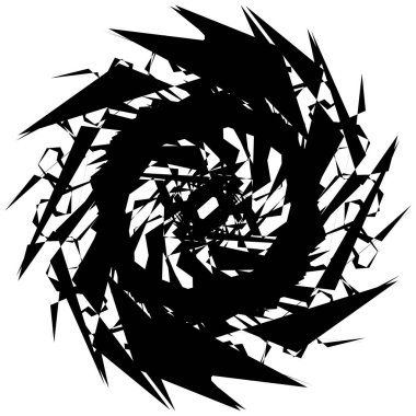 Dairesel geometrik motif. 