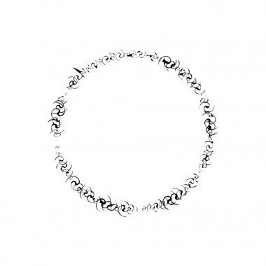 Dairesel geometrik motif. 