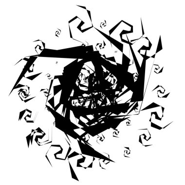 Dairesel geometrik motif. 