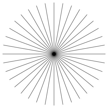 Dairesel geometrik motif. 