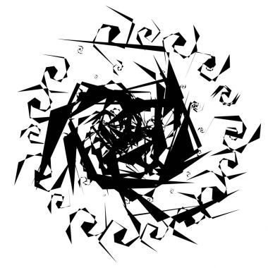 Dairesel geometrik motif. 