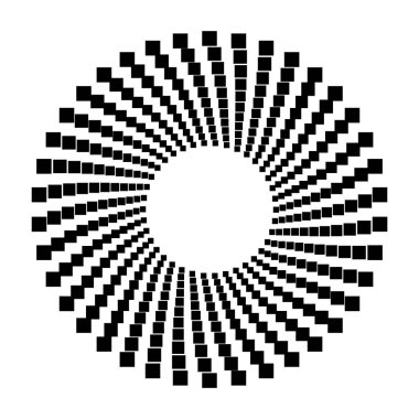 Dairesel geometrik motif. 