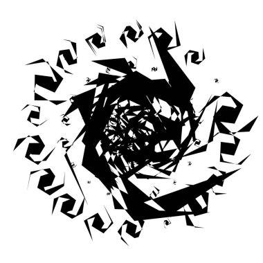 Dairesel geometrik motif. 