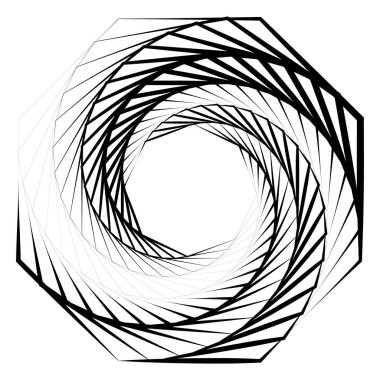 Dairesel geometrik motif. 