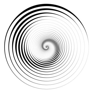 Soyut dairesel geometrik motif. 