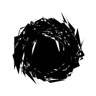 Soyut dairesel geometrik motif. 