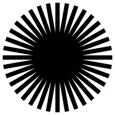 Soyut dairesel geometrik motif. 