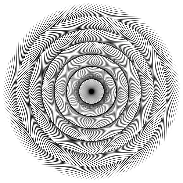 Élément abstrait en niveaux de gris — Image vectorielle