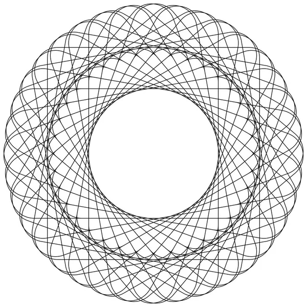 Dairesel geometrik motif. — Stok Vektör