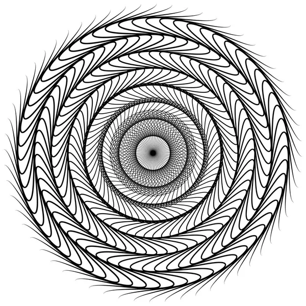 Dairesel geometrik motif. 