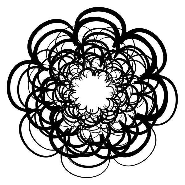 Dairesel geometrik motif. 