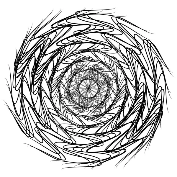 Motivo geométrico circular . — Vector de stock