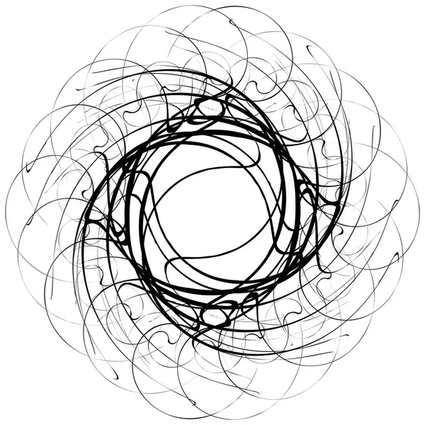 Motivo geométrico circular . — Vetor de Stock