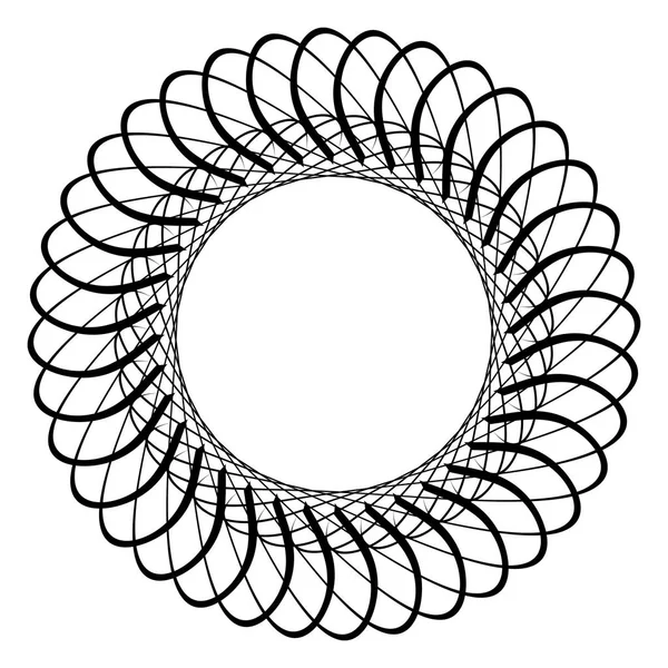 Dairesel geometrik motif. 