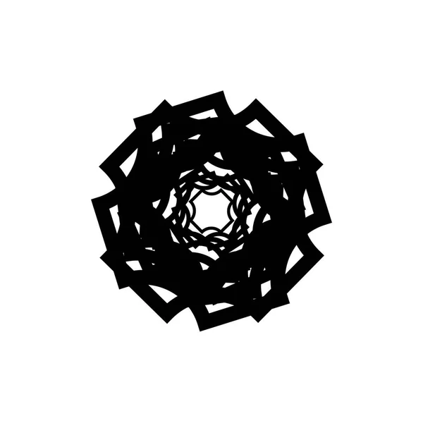 Circulaire geometrische motief. — Stockvector
