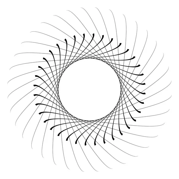 Motivo geométrico circular . — Vetor de Stock