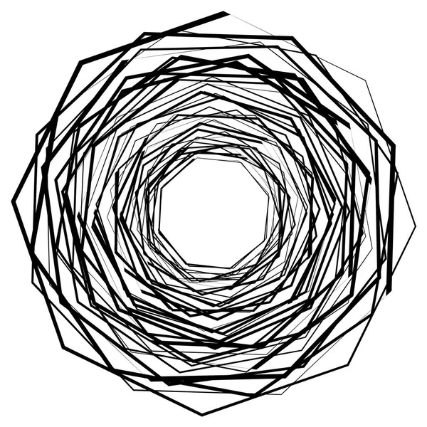 Motivo geométrico circular . —  Vetores de Stock