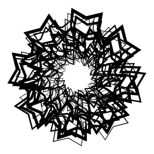 Dairesel geometrik motif. 