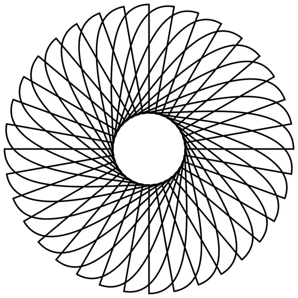 Motivo geométrico circular . —  Vetores de Stock