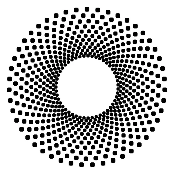 Soyut dairesel geometrik motif. 